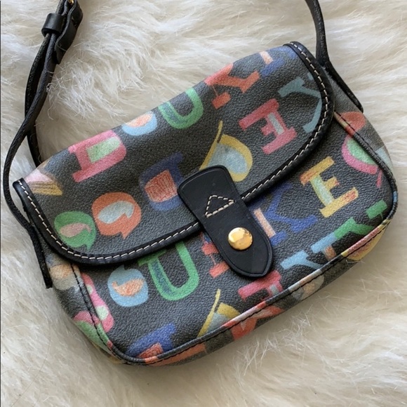 Dooney & Bourke Bags Dooney Bourke Mini Rainbow Letter Crossbody